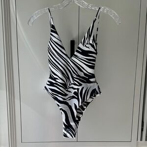 Ark Swimwear AMAZING Deal! Women Swim One Piece  Zebra size S originally $135